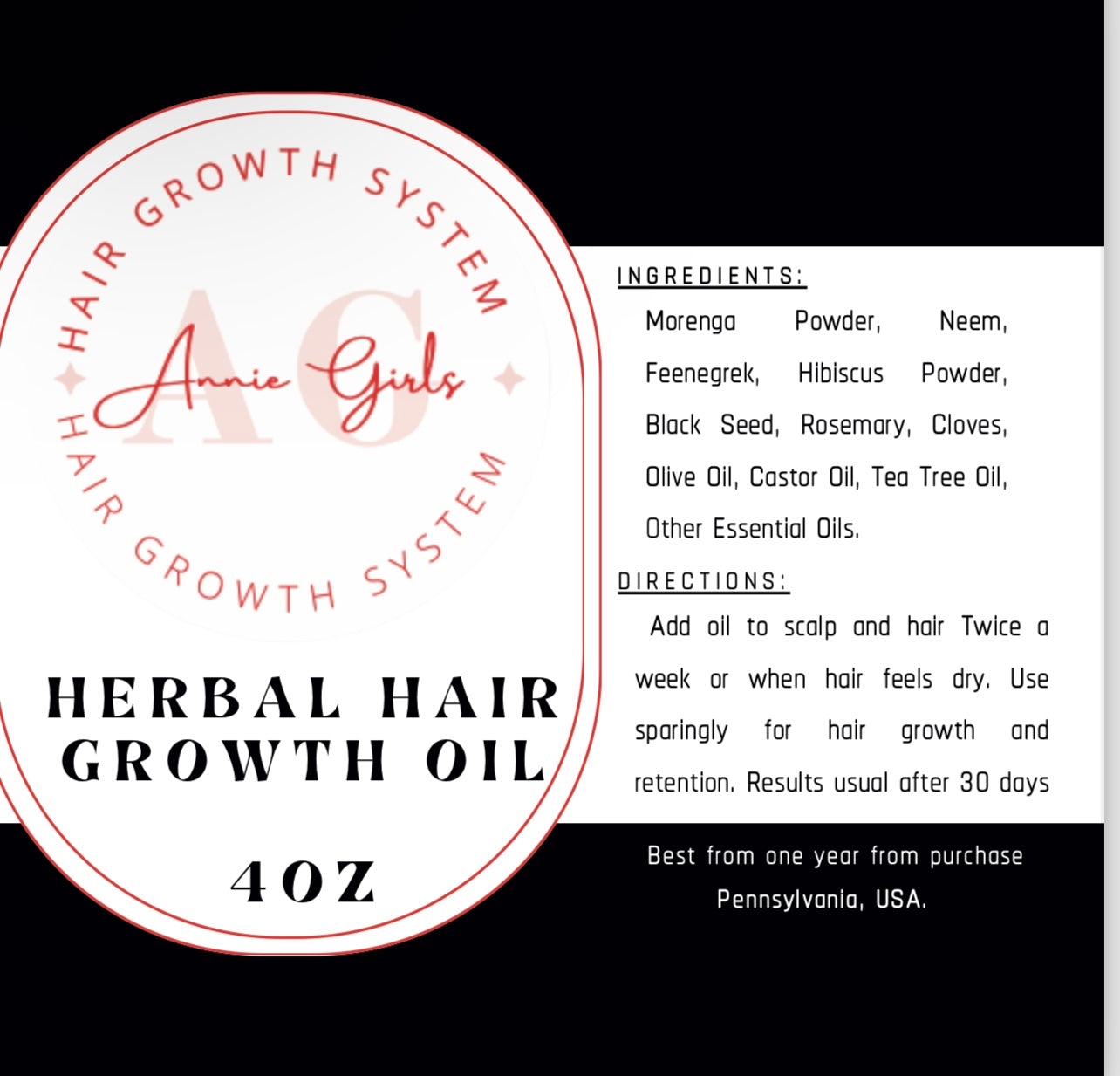 Herbal Hair Growth Oil